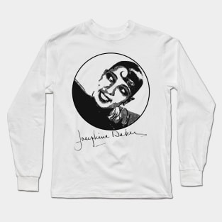 Josephine Baker - 20th Century Icon Long Sleeve T-Shirt